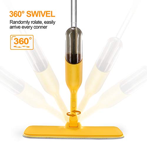 Professional-Microfiber-Spray-Mop-for-Wooden-Floor-Cleaning-with-2-Washable-Mop-Pads-DryWet-for-Kitchen-Household-Mopping-Hardwood-Tile-Floor