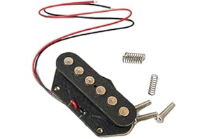 ARTECSOUND Artec Ceramic Black Bobbin Large Pole Single Coil Bridge Pickup for Tele Electric Guitar