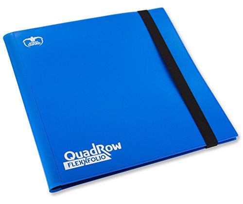 QuadRow 12-Pocket FlexXFolio Blue Card Game
