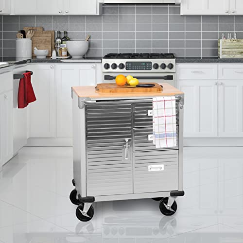 Seville Classics UltraHD Rolling Storage with Drawers