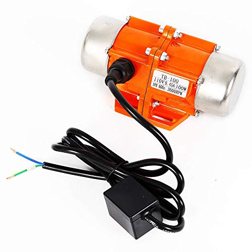 100W Vibration Motor AC110V 3600rpm Industrial Single Phase Asynchronous Vibrator for Shaker Table