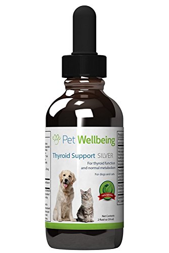 Pet Wellbeing - Thyroid Support Silver for Dogs - Natural Support for Thyroid Health  - 2oz(59ml)