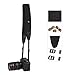 Eggsnow Camera Shoulder Neck Strap Knit Broaden Universal Camera Belt Strap with Connect Buckle for Women Men All DSLR SLR Nikon Canon Sony Olympus Samsung Pentax Samsung(Upgraded)-Black