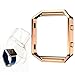 Sailfar Fitbit Blaze Accessories Stainless Steel Replacement Metal Frame/Housing/Cover Case/Shell/Holder/Bezel for Fitbit Blaze Smart Watch (Rose Gold)