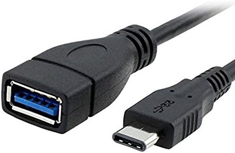 USB 3.1 Type C Cable Length 0.2m Black [Male to USB 3.0 Female]