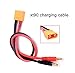 YoungRC RC XT90 to 4.0 Banana Plug Charge Cable 30cm 12AWG XT90 lipo Battery Charge Cable for RC Helicopter Quadcopter Lipo Charger(2pcs)
