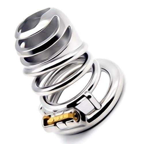 Bondage Masters Medical Grade Stainless Steel Male Chastity Device, 50mm
