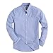 Piero Lusso Men's Long Sleeve Shirt Regular Fit Solid Color Oxford Casual Button Down Dress Shirt