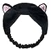 Sanwood Cute Womens Girls Cat Ears Headband Beauty Hair Band (Black)