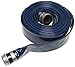 Apache 98138045 2" x 50' Blue PVC Lay-Flat Discharge Hose with Aluminum Pin Lug Fittings primary