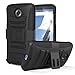 Nexus 6 Case - MoKo Shock Absorption Scratchproof Full Body Rugged Cover Holster Belt Clip Kickstand Protective Case for Google Nexus 6 (2014), BLACK