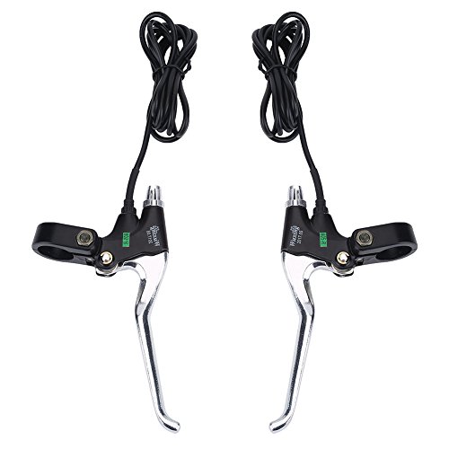 VGEBY 1 Pair Bike Brake Lever with Wire Aluminum Brake Lever for Eletric Bikes Bicycle Accessory