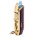 JOBON Triple Jet Torch Flame Butane Gas Cigarette Cigar Lighter with Cigar Punch (Wood Grain)