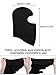 6 Pcs Ski Mask Full Face Cover Balaclava Summer Face Covering Ice Silk UV Protection for Men Outdoor Cycling Running Hood(Black)