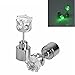 Glowing Diamond Stainless Steel LED Earrings For Party Club Disco Rave Bright Stylish Fashion(1-4 Pair) -Kailian