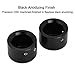 Amazicha Black Front Axle Nut Cover Axle Caps for Harley Softail Electra Road Glides Sportster