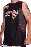 Ed Hardy Mens Eagle Sport Tank Top - Black - Large