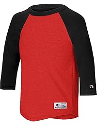 Campeon de los hombres JUVENTUD raglán playera de béisbol