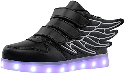 Sweeting Retail 25-37 Size / USB Charging Basket Led Kids Shoes With Lights Kids Transparent Boys & Girls Fluorescent Sneakers Glow ST1188B-32