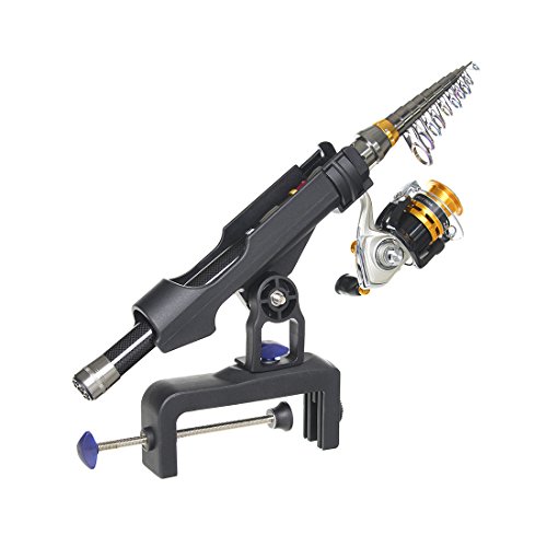 FISHINGSIR-Boat-Rod-Holders-Adjustable-Power-Lock-Fishing-Kayak-Rod-Racks-Pole-Holder-2-Side-Mount-with-Large-Clamp-Opening