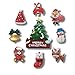 9 Pack Creative Christmas Fridge Magnet Gifts Christmas Day Home Decoration Kids Refrigerator Magnet - Perfect Magnets for Whiteboard, Refrigerator, Map and Calendar