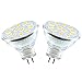 Bonlux MR11 LED GU4 Bi-pin Base Bulb 2 Watts 10-30V AC/DC LED MR11 GU4.0 Spot Light Daylight 6000K 20W Halogen Replacement Bulb for Landscape Accent Recessed Track Lighting (4-Pack)