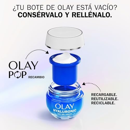 Hyaluronic Acid Crema Hidratante RECAMBIO, Cuidado de la Piel con Niacinamida, 50 ml