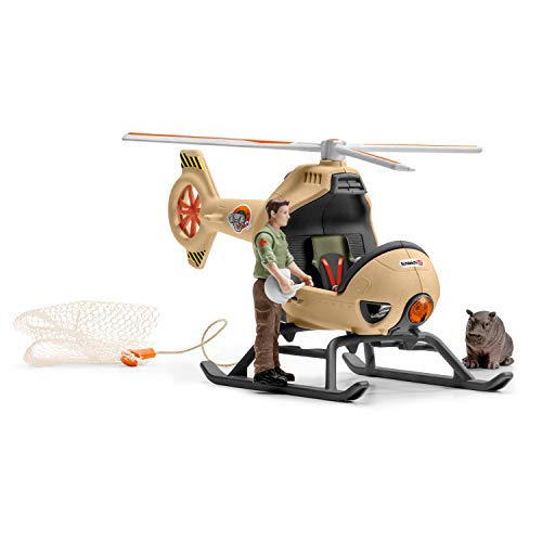 schleich 42476 Helikopter Tierrettung, für Kinder ab 3 Jahren, Wild Life - Spielset – Bild 7