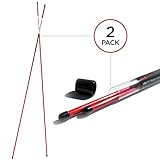 SHAUN WEBB Golf Alignment Sticks. Practice Rods, Training Accessories and Equipment, Aiming, Putting, Full Swing Trainer, Shoulder, Hip and Posture Corrector with Clear Tube Case. Best Golfer Gift