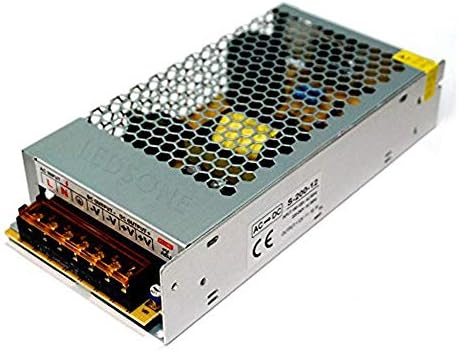 LED Power Supply Unit 200W Watts PSU 12 Volt 16.66 Ampere Constant Voltage DC 12V Single Output LED Lighting Transformer Power Adapter for LED Bulbs Strip Light