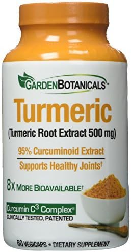 Garden Botanicals Capsules, Turmeric, 60 Count by Garden Botanicals