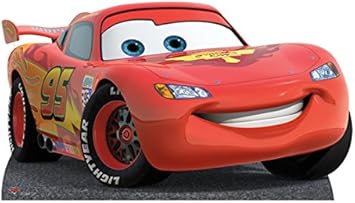 lightning mcqueen cardboard car