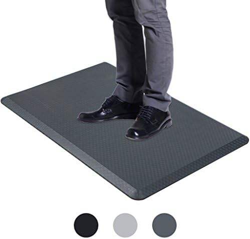 VIVA OFFICE Anti-Fatigue Standing Comfort Mat for Office and Home, dark gray
