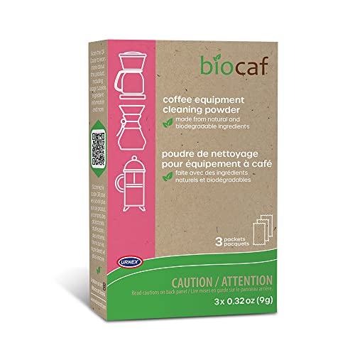 Urnex Biocaf Machine CleanerCleaning Powder3 Single Use Packets