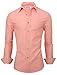 TAM WARE Men's Casual Plain Oxford Cotton Button Down Dress Shirt