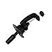 Mannequin Head African with 100% Human Hair Cosmetology Afro Hair Manikin Head for Practice Styling Braiding with Free Clamp (YK27)