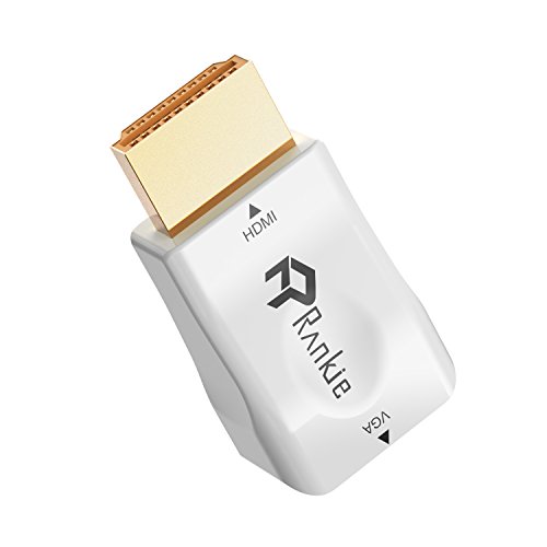 Rankie GoldPlated Active HDMI to VGA Adapter (White) Pricepulse