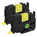 Colorty Compatible Label Tape Replacement for Brother Ptouch TZe-641 Black on Yellow 18mm 3/4 Inch TZe641 TZ-641 TZ641 Laminated for P touch PT-1890 PT-D600 PT-P700 Label Maker, 0.7 Inch x 26.2 Feet