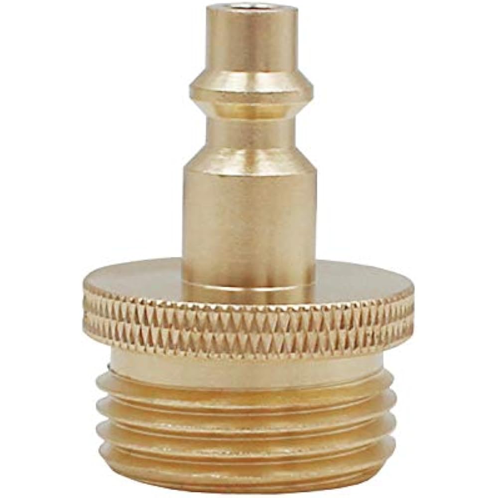 IFJF Plug Adapter Air Compressor QuickConnect To Male Faucet Blow Out