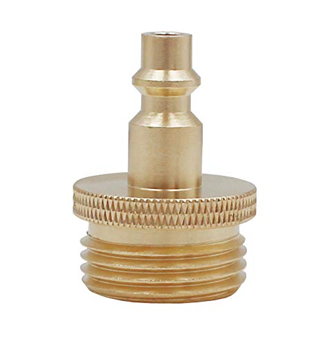 image for iFJF Plug Adapter Air Compressor Quick-Connect Plug to Male Faucet Blo