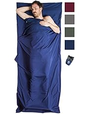 Bahidora Hüttenschlafsack aus Mikrofaser, Schlafsack Inlett, Schlafsack Inlay, Reiseschlafsack. Ideal für Hostels, Berghütten und Jugendherbergen