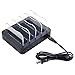 NEXGADGET Detachable 24W 4 Port USB Charging Station Desktop Charging Stand Organizer Fits most USB-Charged Devices