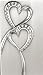 Hortense B. Hewitt Wedding Accessories Silver-Plated Guest Book, Sparkling Love