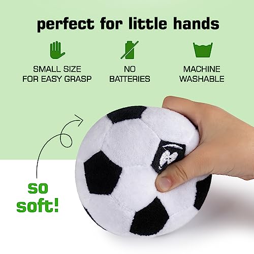 Plush Baby Soccer Ball Rattle Learning Content Great Gift for Baby