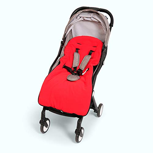 Topwon Universal Stroller Sleeping Bag Baby Footmuff Sack for Pushchairs Waterproof, Windproof (Red) - Thumbnail 2