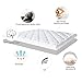 JEAREY Queen Mattress Pad Cover Stretches up 8-21 Deep Pocket
