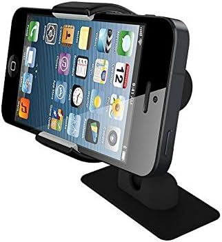 Ppyple Multi-Clip5 Universal Smartphone Home, Office, Car Mount Holder Cradle for Samsung Galaxy S5 S4 S3 Galaxy Note 3 Note 2 iPhone 5S 5C 5 4S, LG G3, Motorola and more (Black)