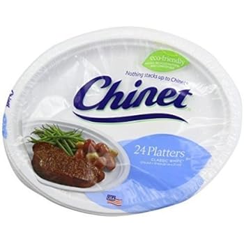 Chinet Premium12 5/8 x 10-Inch Paper Platters, 24 ct - 2 Pack