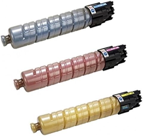 WORLDS OF CARTRIDGES Compatible Toner Cartridge Replacement for Ricoh 841919/841920 / 841921 / Type MP C2503 (3-Pack: Cyan + Magenta + Yellow) for Use in MP C2003 / C2004 / C2503 / C2504