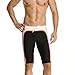 BALEAF Men's Splice Jammer Fashion Swimsuit Color Black White Size M